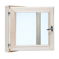 Окно, 50&times;50см, двойное стекло ЛИПА