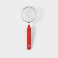 Сито для просеивания Доляна &laquo;Хозяюшка&raquo;, d=8 см, цвет красный