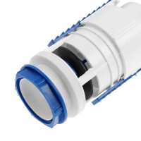 Арматура для смывных бачков "РБМ" АС-12.1, с нижним плоским донным клапаном, кнопка белая Арматура для смывных бачков "РБМ" АС-12.1, с нижним плоским донным клапаном, кнопка белая