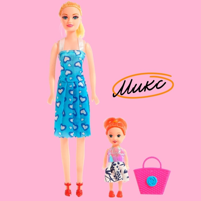 Кукла-модель &laquo;Оля&raquo; с дочкой, с аксессуарами, МИКС