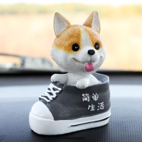 Собачка на панель авто, качающая головой, вельш-корги Собачка на панель авто, качающая головой, вельш-корги