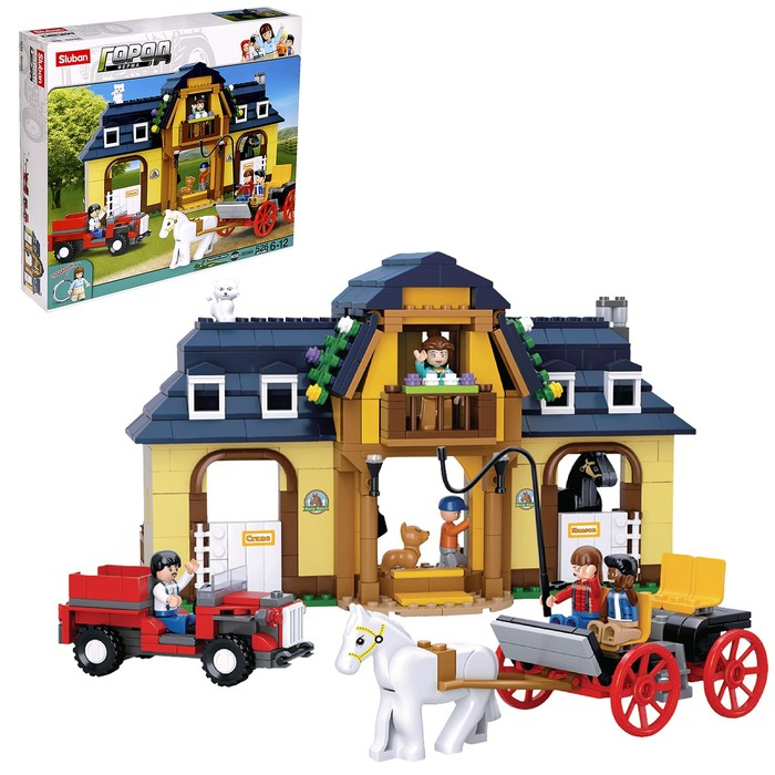 Конструктор &laquo;Лошадиная ферма&raquo;, 526 деталей