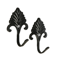 Крючок однорожковый для штор CAPPIO KC111, цвет черный, 2 шт Крючок однорожковый для штор CAPPIO KC111, цвет черный, 2 шт