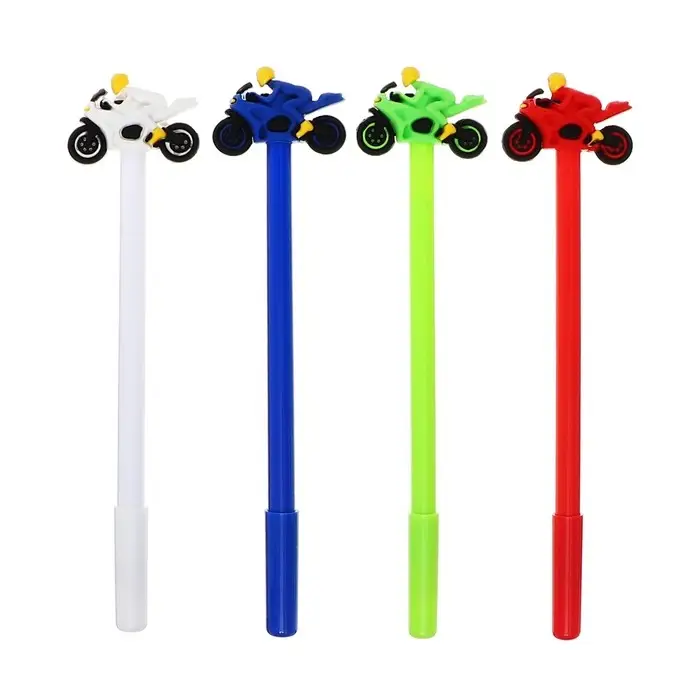 Ручка - прикол гелевая &laquo;Мотоцикл&raquo;, МИКС