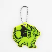 Светоотражающий элемент &laquo;Дракон&raquo;, двусторонний, 5.3&times;5.8 см, МИКС