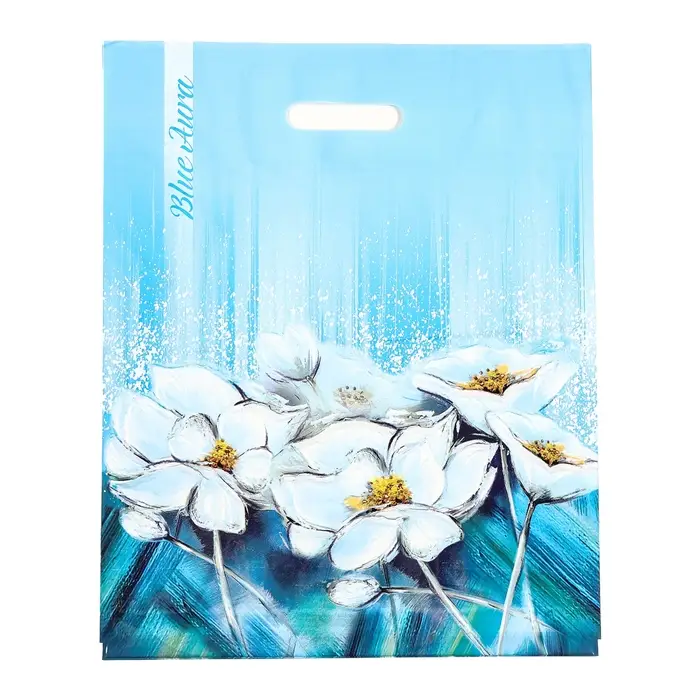 Пакет &laquo;Аура&raquo;, полиэтиленовый с вырубной ручкой, 38&times;47 см, 60 мкм