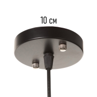 Светильник "Рэдклифф" (Деревья) 1х40Вт Е27 черный 18х18х26+100см