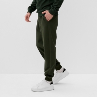 Брюки спортивные мужские DIROMM размер 54, цвет зеленый