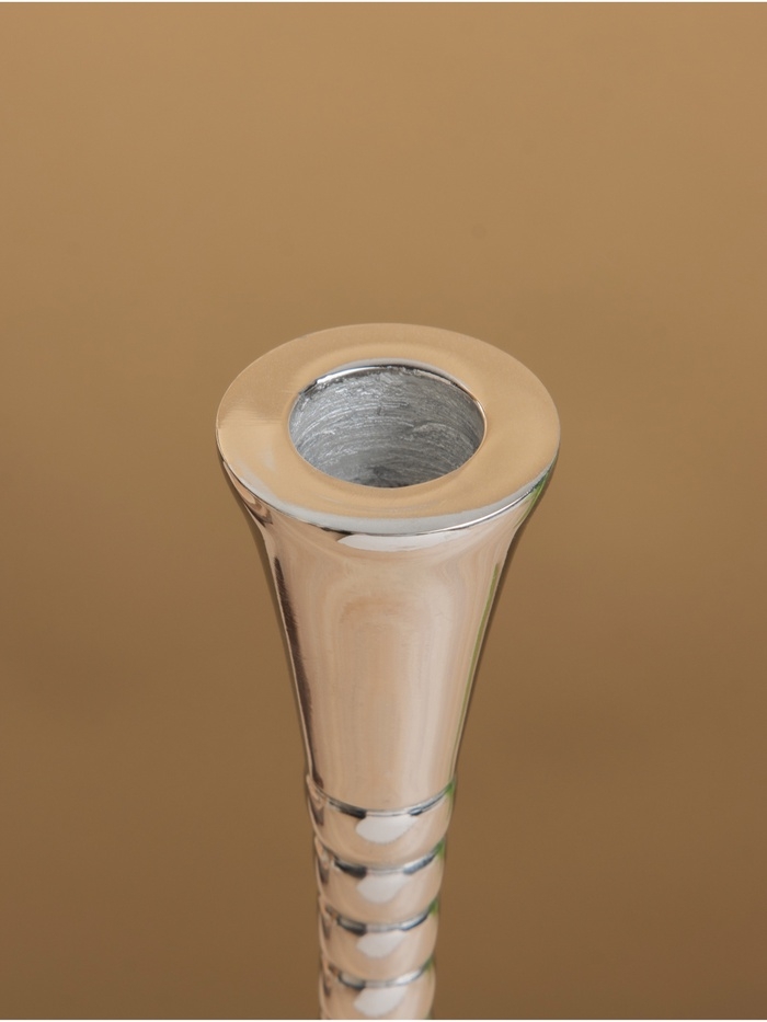 Подсвечник "Шампань" 8х8х27 см, алюминий