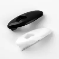 Булавки безопасные &laquo;Сердце&raquo;, 40 мм, 6 шт, цвет чёрный/белый