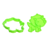 Набор для игры с мягким пластилином &laquo;Диномир&raquo;, 6 баночек с массой для лепки, 5 форм