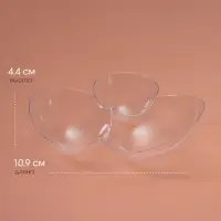 Менажница пластиковая одноразовая для фуршета &laquo;Гроздь&raquo;, прозрачная