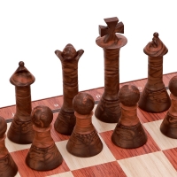 Шахматы 36 х 31 см, король h-8.5 см, пешка h-4.5 см