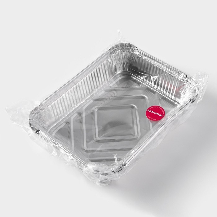 Форма для запекания на гриле Доляна, фольга, 23&times;14, набор 5 шт