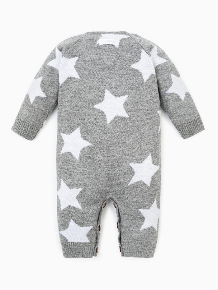 Комбинезон вязаный Крошка Я "Звезды" рост 86-92 см