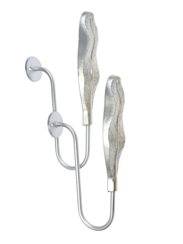 Крючок для штор CAPPIO KS040, цвет серебро с золотом, набор 2 шт