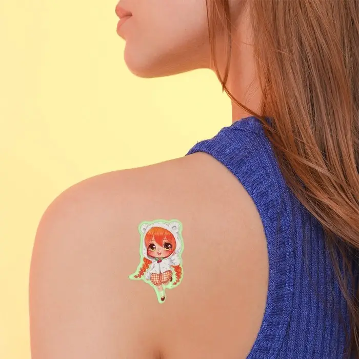 Переводные татуировки детские &laquo;Аниме&raquo;, светятся в темноте, 14&times;21 см