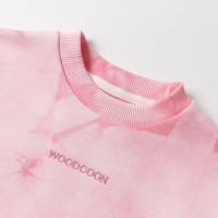 Свитшот "Тай-дай" для девочки, цвет розовый, рост 116 см