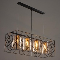 Светильник BayerLux 1692/4  E27 40Вт черный 71,3х24,5х23,5 см