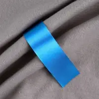 Лента сатиновая Satin 35 М, голубая, 80 см