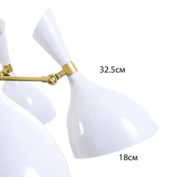 Люстра "Бастони" 6хЕ14 40Вт бело-золотой 70х70х54 см BayerLux Люстра "Бастони" 6хЕ14 40Вт бело-золотой 70х70х54 см BayerLux