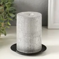 Подсвечник "Чашка" на 1 свечу, 10 см, черный