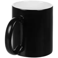 Кружка &laquo;Хамелеон&raquo;, глянцевая, черная