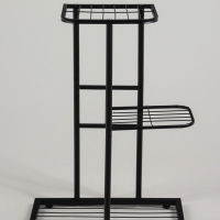 Подставка для цветов Greengo, 3 полки, 43 &times; 22 &times; 57 см, напольная, металл, чёрная