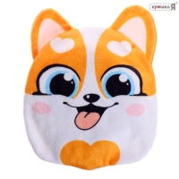 Грелка &laquo;Корги&raquo;, детская, с вишнёвыми косточками, цвет серый