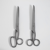 Ножницы закройные, 8", 20,3 см, МИКС, цвет серебряный