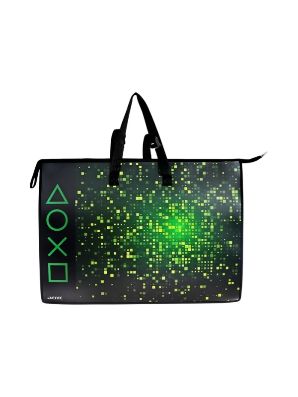 Папка А2 , 650х470х100 мм, deVENTE Папка А2 , 650х470х100 мм, deVENTE "Game", с ручками, пластиковая, молния сверху, внутренний карман