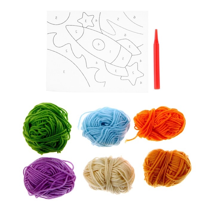 Набор для творчества: лунная фреска и волшебная вышивка &laquo;Космос&raquo;