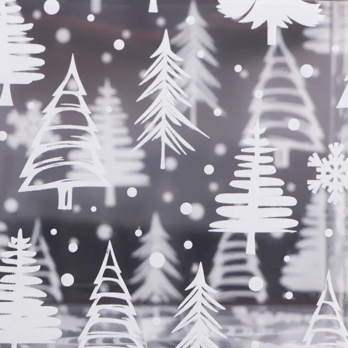 Коробка подарочная новогодняя складная ПВХ &laquo;Новый год&raquo; 5&times;5&times;5 см