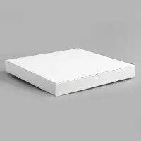 Коробка для пиццы, белая, 32 х 32 х 4 см