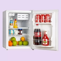 Холодильник RCD98WH1R, LED, GMCC, 66 л, однокамерный, белый