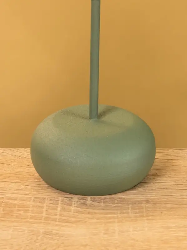 Подсвечник на 1 свечу текстурный "Болотный" 8х8х15,5 см