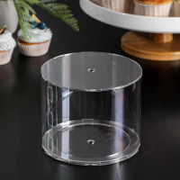 Фальшярус для торта, цилиндр, d=15 см, h=12 см, цвет прозрачный Фальшярус для торта, цилиндр, d=15 см, h=12 см, цвет прозрачный