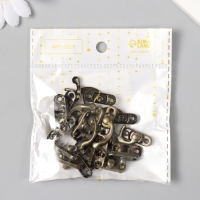 Замок металл для шкатулки "Классика" (набор 10 шт) 2,4х2,2х0,5 см