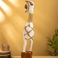 Сувенир &laquo;Попугай&raquo;, 12&times;12&times;65 см, дерево