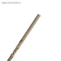 Сверло по металлу ТУНДРА, HSS-Co (5% кобальта), цилиндрический хвост., 3.2 х 65 мм, 2 шт.