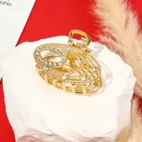 Краб для волос "Джули" овал, 4,5 см, золото