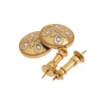 Крючок для штор CAPPIO KS033, d=98 мм, цвет золото с серебром, 2 шт