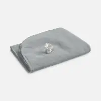 Надувная подушка под шею в чехле Sleep, темно-серая