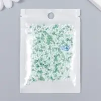 Бисер стекло 11/0 "Матовый. Оттенки зелёного" 10 гр