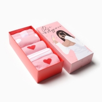 Набор женских носков KAFTAN "Все сбудется" размер 36-39 (23-25 см), 5 пар