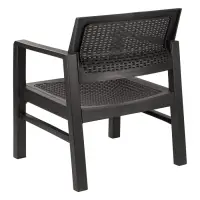 Кресло садовое &laquo;Ротанг&raquo;, пластик, 58&times;62.5&times;75 см, мокко