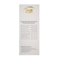 Встраиваемый светильник, для лестницы, 1,5 Вт, 60 Лм, 6500К, IP20, 220 В, белый свет