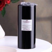 Свеча - цилиндр, 8х20 см, 90 ч, 795 г, черная