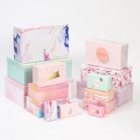 Набор коробок 15 в 1, упаковка подарочная, &laquo;Текстурный&raquo;, 12 х 6.5 х 4 см - 46.5 х 30 х 17.5 см