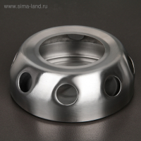 Подставка-подогрев из нержавеющей стали, 13,5&times;6,5 см, нержавеющая сталь